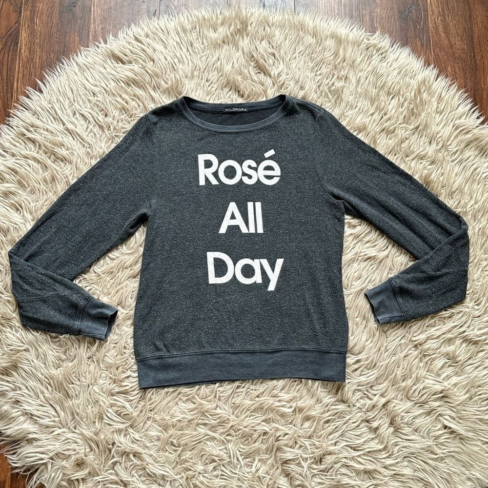 Wildfox rose all day sweater XS
